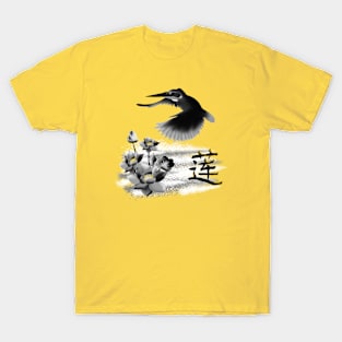 Flowers and bird T-Shirt